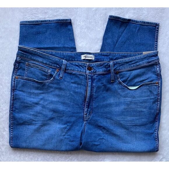 NWT Madewell Plus Stovepipe Jeans in Euclid Wash, Size 28W - Picture 6 of 16